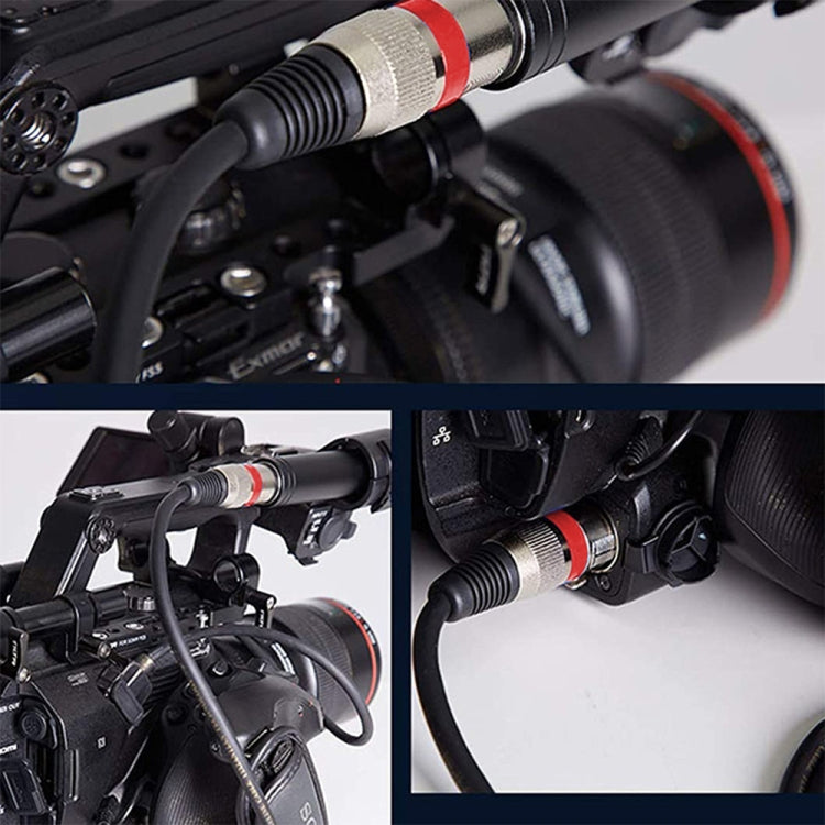 Cavo microfono XLR schermato 3 pin maschio-femmina, 3 m rosso - immagine 6
