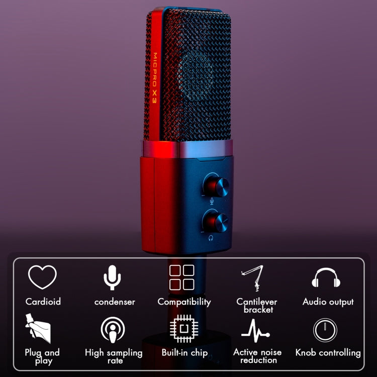 Microfono USB Yanmai X3 con regolazione indipendente del volume - immagine 5