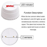Rilevatore perdite d’acqua DY-SQ100B wireless con due sensori - immagine 3