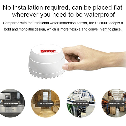 Rilevatore perdite d’acqua DY-SQ100B wireless con due sensori - immagine 6