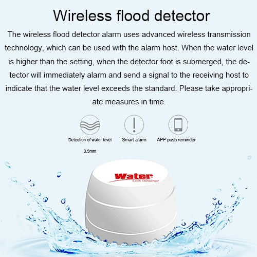 Rilevatore perdite d’acqua DY-SQ100B wireless con due sensori - immagine 8