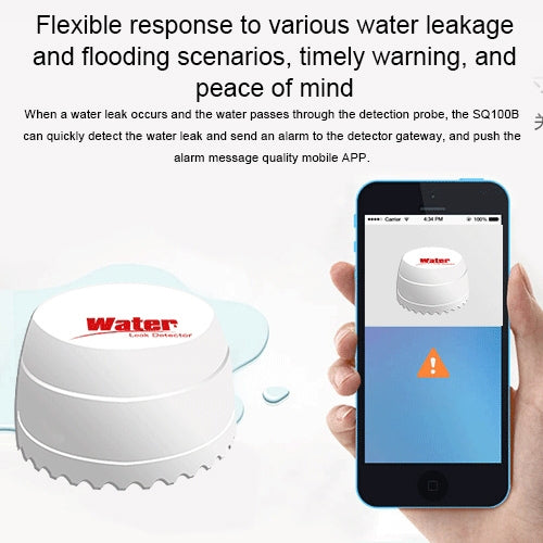 Rilevatore perdite d’acqua DY-SQ100B wireless con due sensori - immagine 9