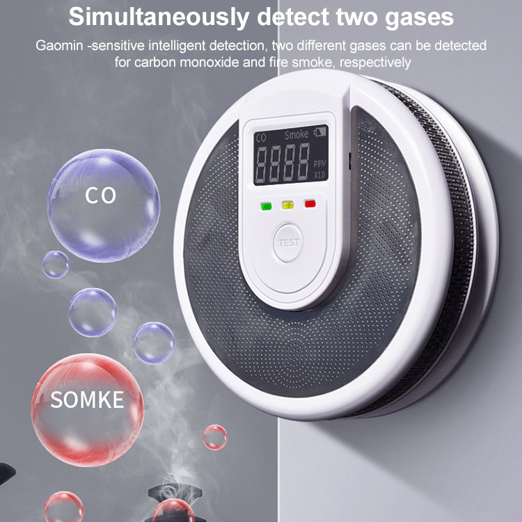 Rilevatore di monossido di carbonio e fumo con allarme vocale - immagine 2