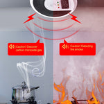 Rilevatore di monossido di carbonio e fumo con allarme vocale - immagine 5