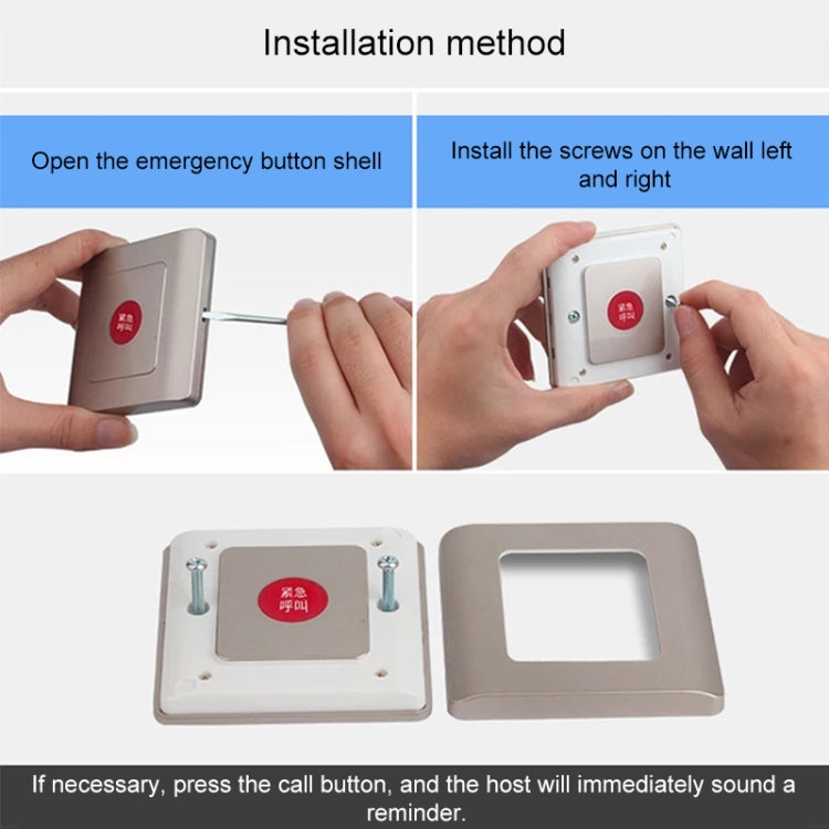 Set allarme WC wireless con pulsante di chiamata per disabili - immagine 8