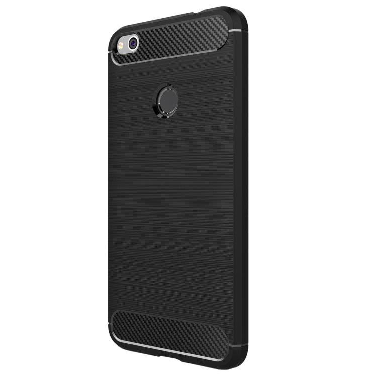Custodia TPU protettiva Huawei P8 Lite 2017 fibra carbonio