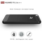 Custodia TPU protettiva Huawei P8 Lite 2017 fibra carbonio