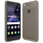 Custodia TPU protettiva Huawei P8 Lite 2017 fibra carbonio