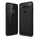 Custodia protettiva TPU per LG V30 con fibra di carbonio