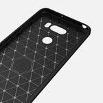 Custodia protettiva TPU per LG V30 con fibra di carbonio