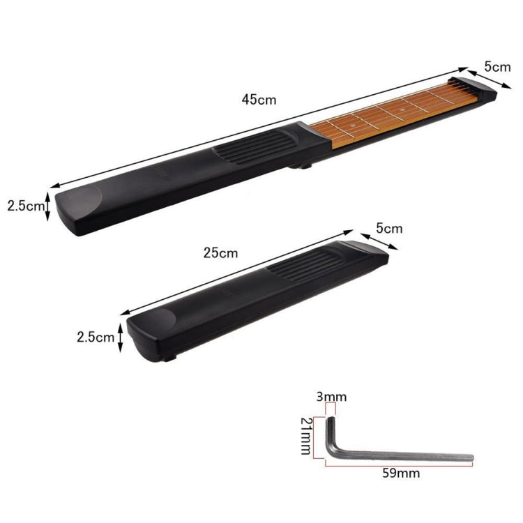 Esercitatore portatile per chitarra a 6 tasti - immagine 7