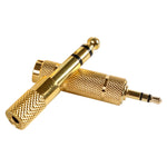 Set adattatori audio stereo 6,35 mm a 3,5 mm 2 in 1
