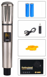 Coppia di microfoni wireless ricaricabili UHF MIC022 WF2024-2