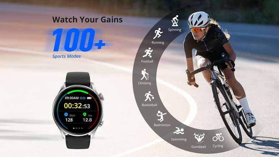 Smartwatch Riversong Motive 6C Pro grigio siderale 6975222042135 GSM176015 MOB1070