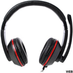Cuffie gaming con microfono Tucci X5 - Nero e rosso 6971355100056 MOB1106