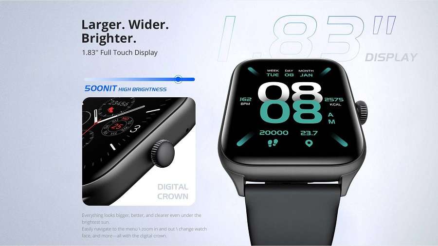 Smartwatch Riversong Motive 6 Pro nero 6975222041916 GSM176016 MOB498