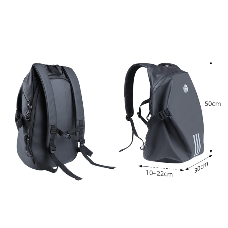 Zaino morbido impermeabile per casco da moto 52x35x8 cm
