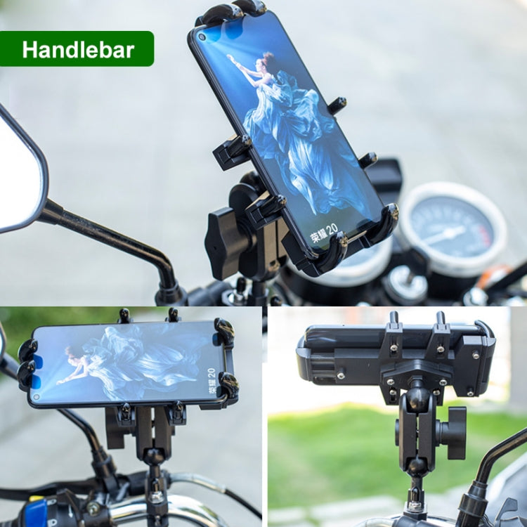 Supporto manubrio moto in alluminio per smartphone