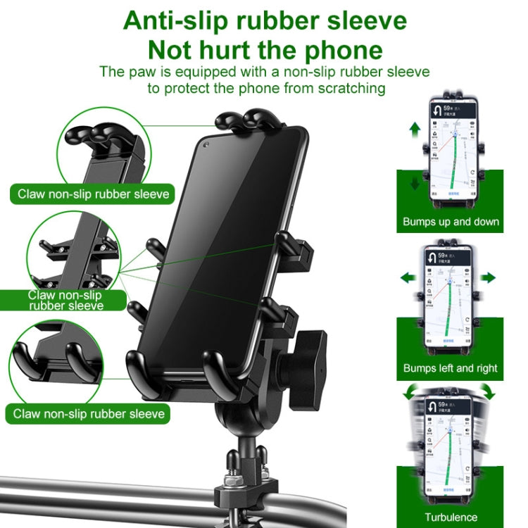 Supporto manubrio moto in alluminio per smartphone