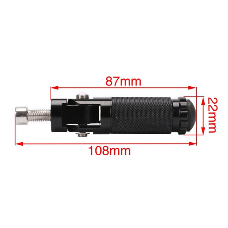 Pedane pieghevoli universali per moto con bulloni 8 mm