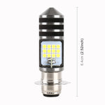 Faro LED moto PX15D 12V 7,4W 24 LED SMD-3030 bianco