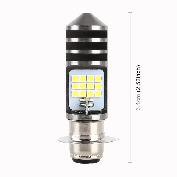 Faro LED moto PX15D 12V 7,4W 24 LED SMD-3030 bianco