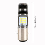 Faro LED per moto BA20D 12V 7,4W 24 LED SMD-3030