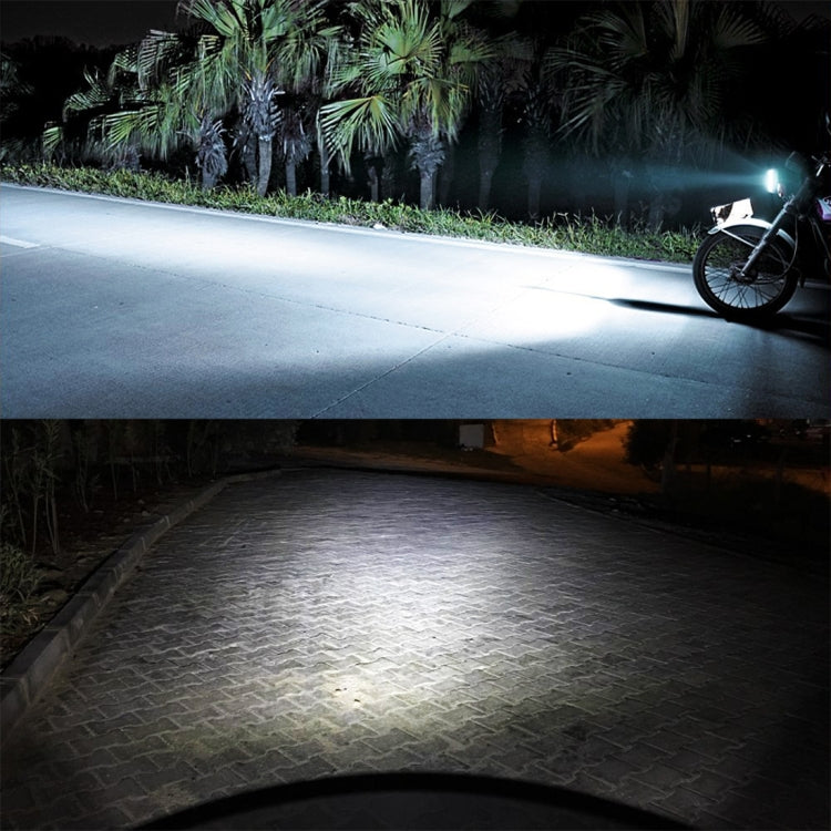 Faro LED per moto H4 12V 7,4W 24 LED luce bianca/gialla