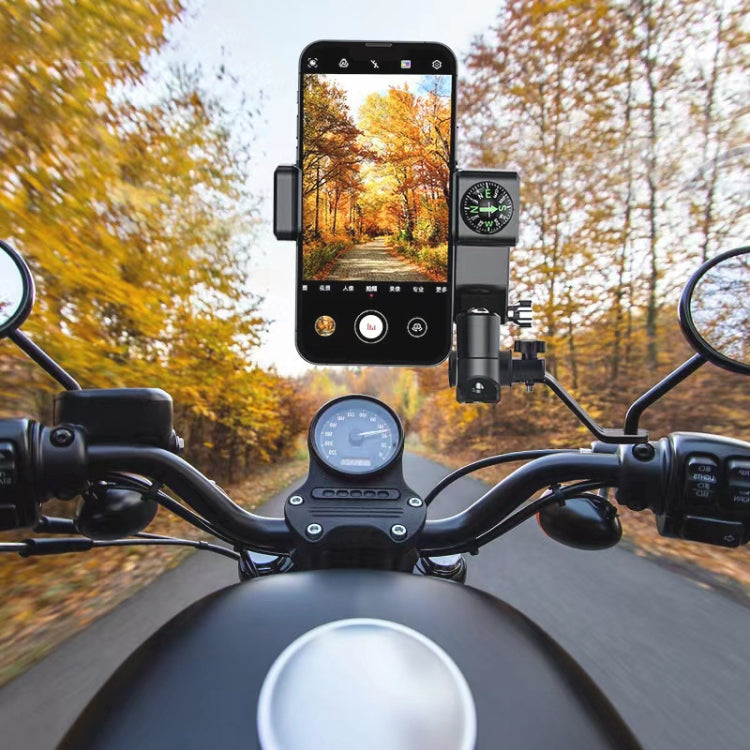 Porta cellulare moto con bussola e rotazione 1080°