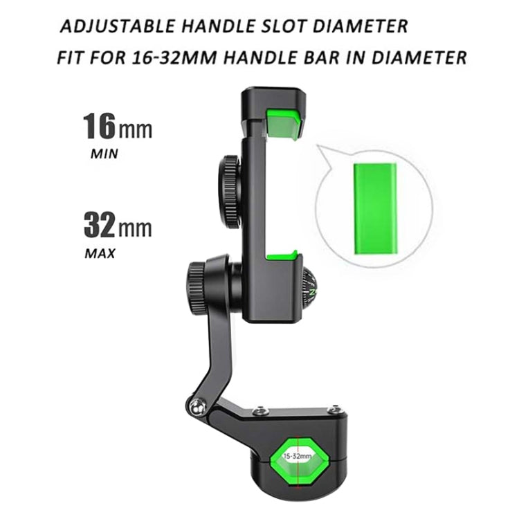 Porta cellulare moto con bussola e rotazione 1080°
