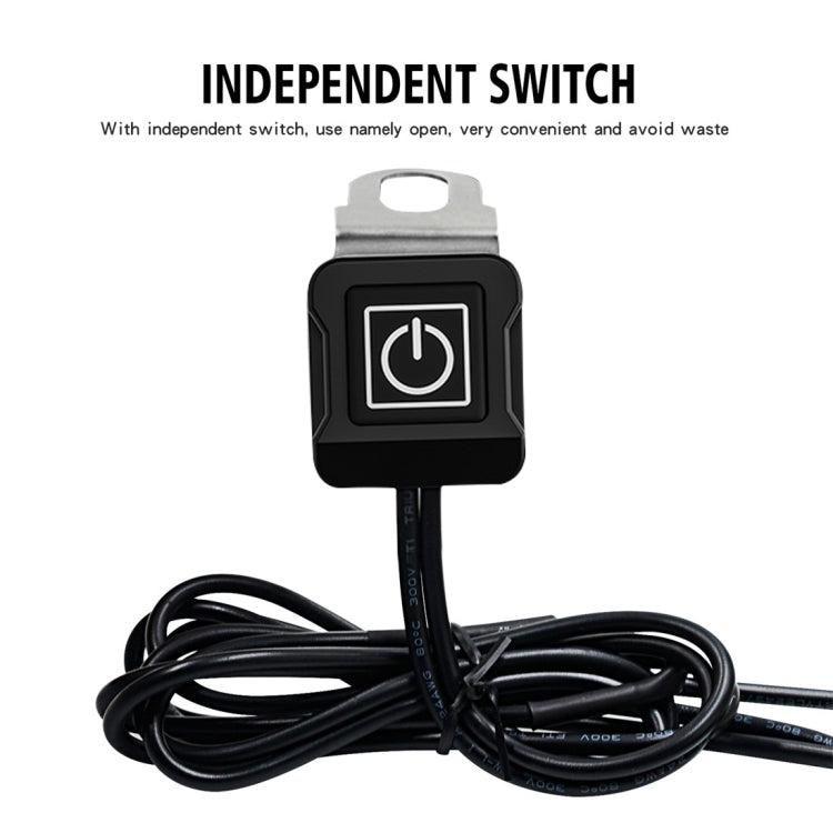 Caricabatterie doppio QC3.0 per moto con voltmetro 30W