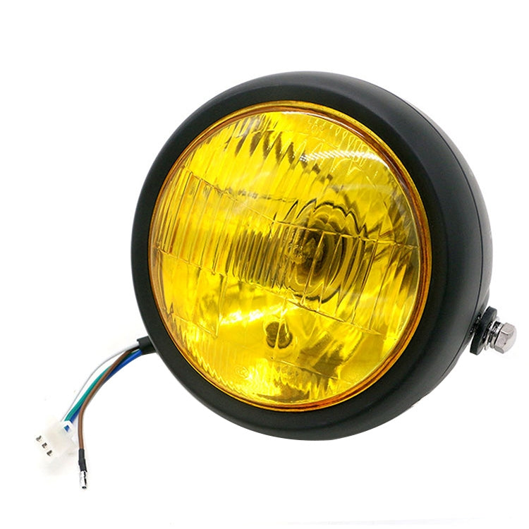 Faro LED 5,75 pollici con guscio nero per moto CG125 GN125