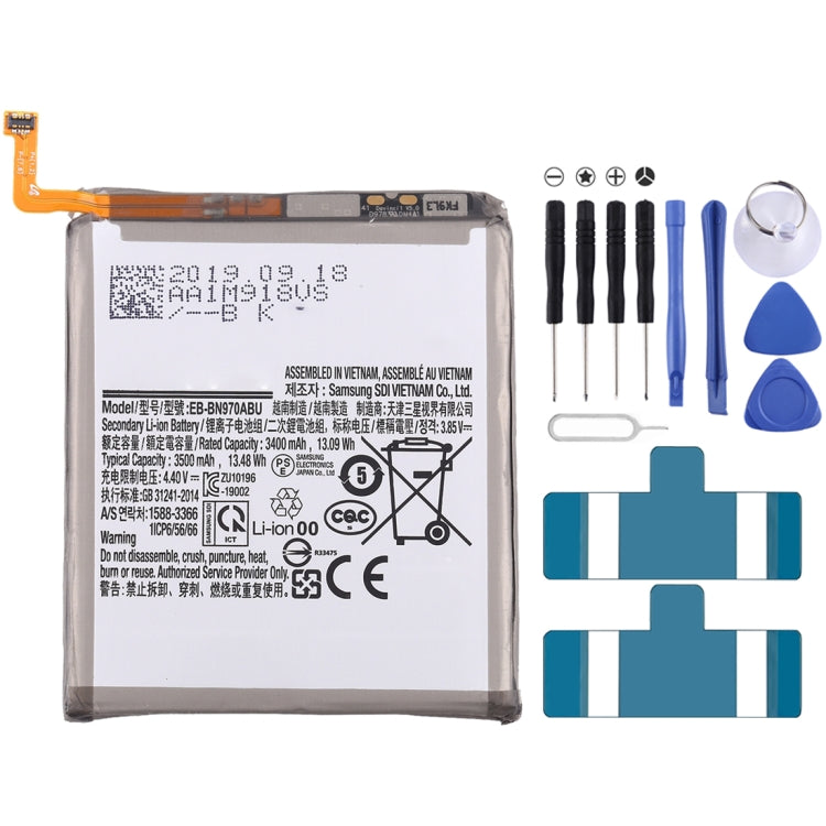 Batteria smontabile agli ioni di litio per Samsung Galaxy Note10
