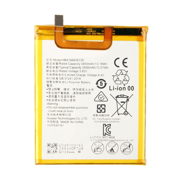 Batteria ai polimeri di litio 3450mAh per Huawei Nexus 6