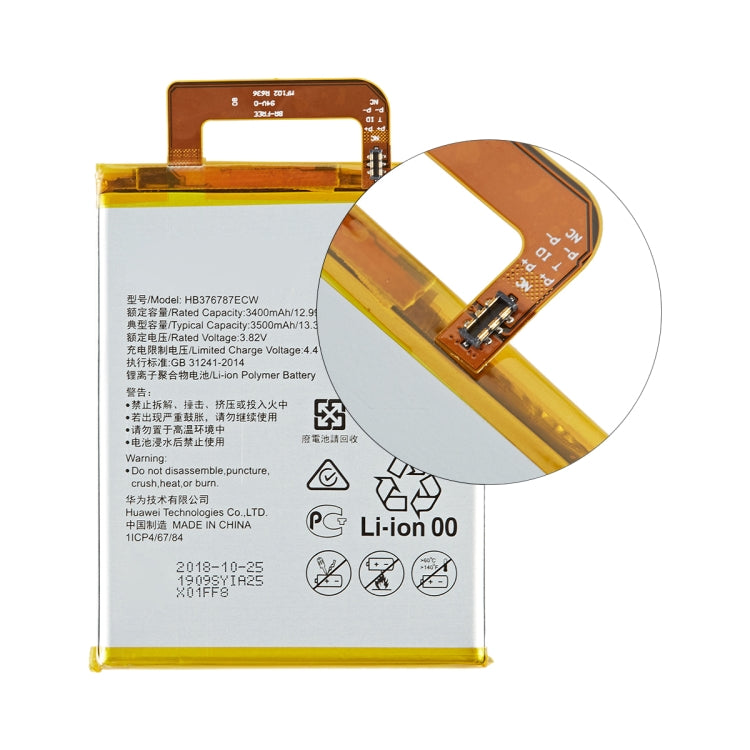 Batteria 3500mAh HB376787ECW per Honor V8