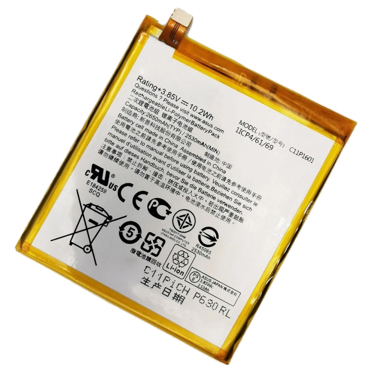 Batteria ai polimeri di litio 2650mAh per Asus Zenfone 3 ZE520KL