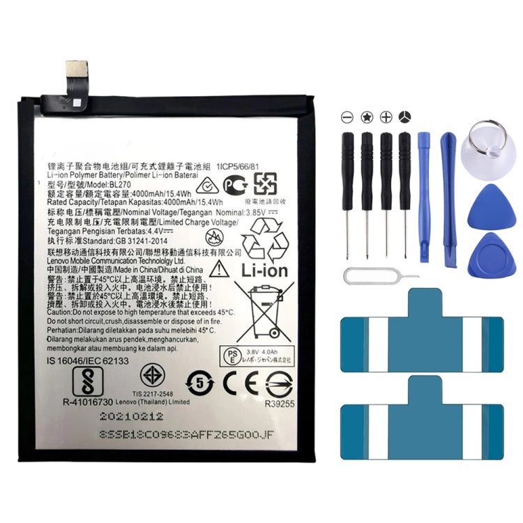 Batteria ai polimeri di litio 4000mAh per Lenovo K6 Note