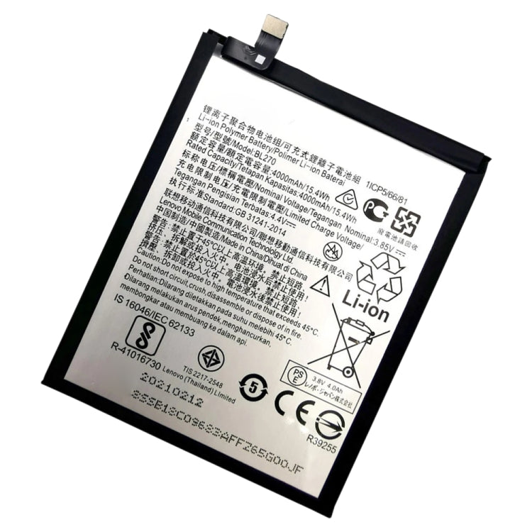 Batteria ai polimeri di litio 4000mAh per Lenovo K6 Note