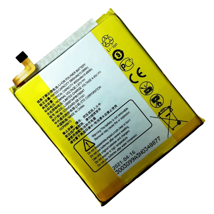 Batteria ai polimeri di litio 3900 mAh per ZTE Axon 10 Pro 5G