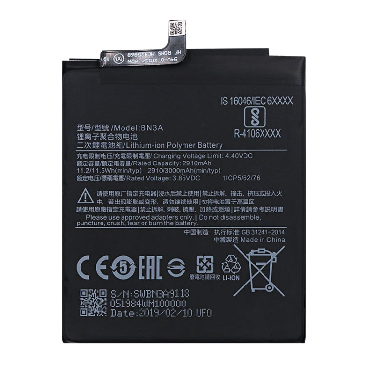 Batteria ai polimeri di litio BN3A 2910mAh per Xiaomi Mi Play e R