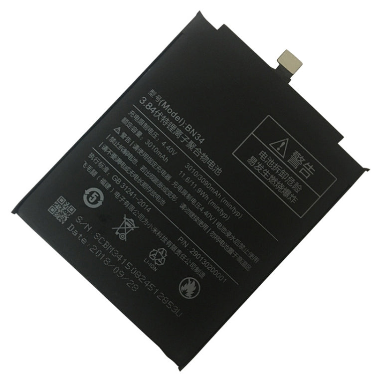 Batteria ai polimeri di litio BN34 3010mAh per Xiaomi Redmi 5A