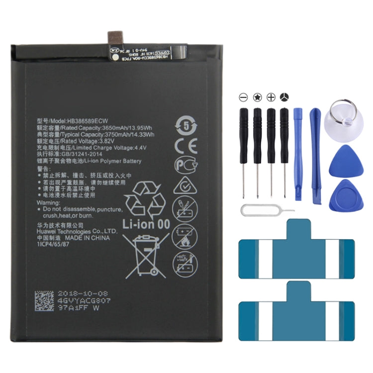 Batteria ai polimeri di litio HB386589ECW per Huawei Honor 8X