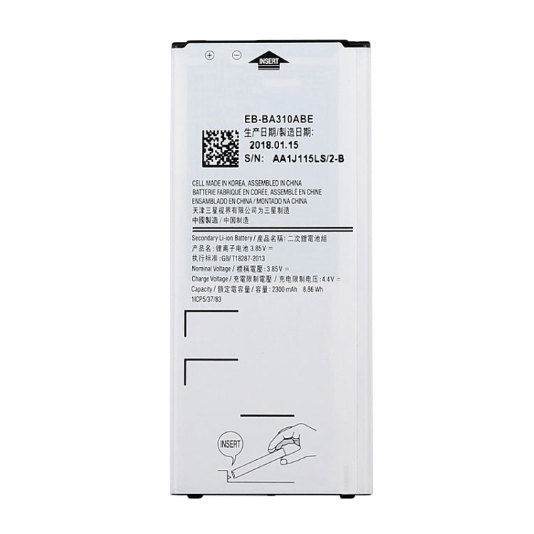 Batteria di ricambio 2300 mAh per Samsung Galaxy A3 (2016) - immagine 2
