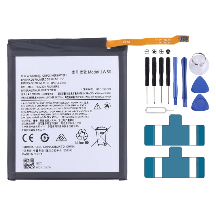 Batteria sostitutiva 5000mAh per Motorola Edge+ LW50
