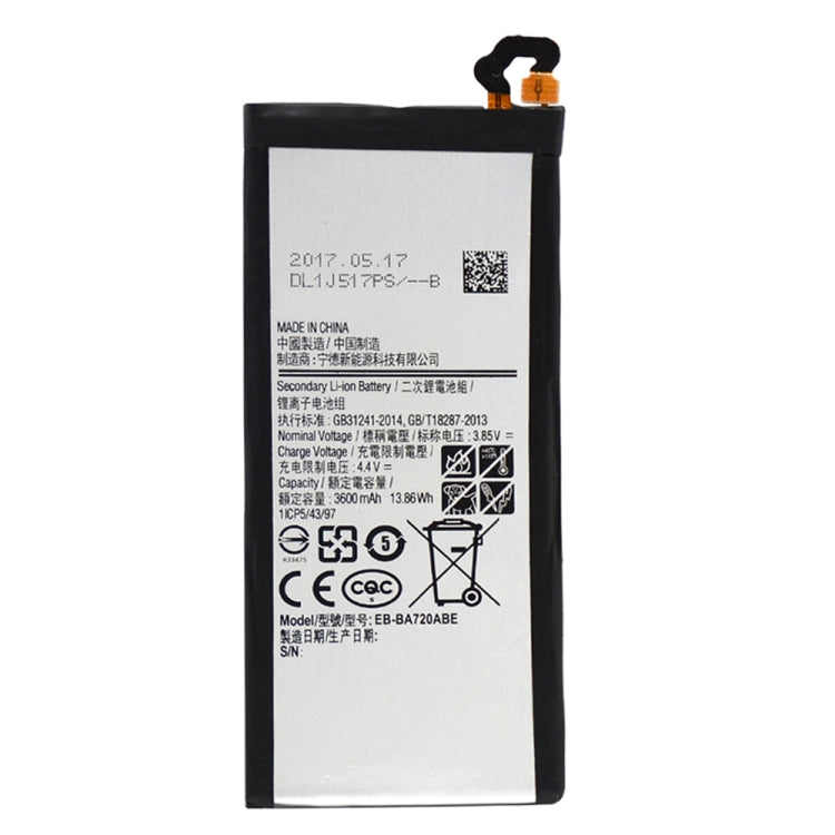 Batteria ai polimeri di litio 3600mAh per Samsung Galaxy A7 2017