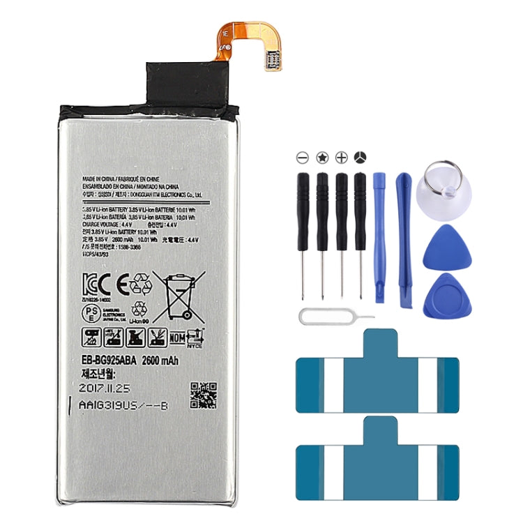 Batteria ai polimeri di litio 2600 mAh per Samsung Galaxy S6 edge