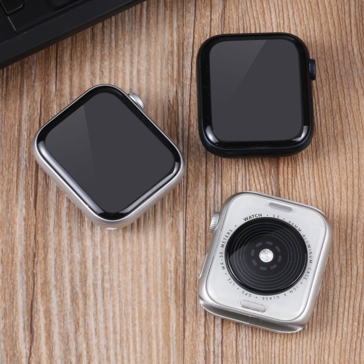 Modello fittizio Apple Watch SE 2022 44mm schermo nero
