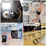 Modello fittizio Apple Watch SE 2022 44mm schermo nero