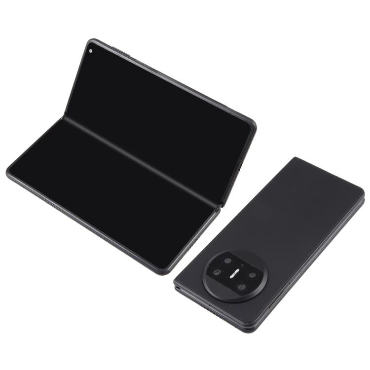 Modello display fittizio Huawei Mate X3 con schermo nero