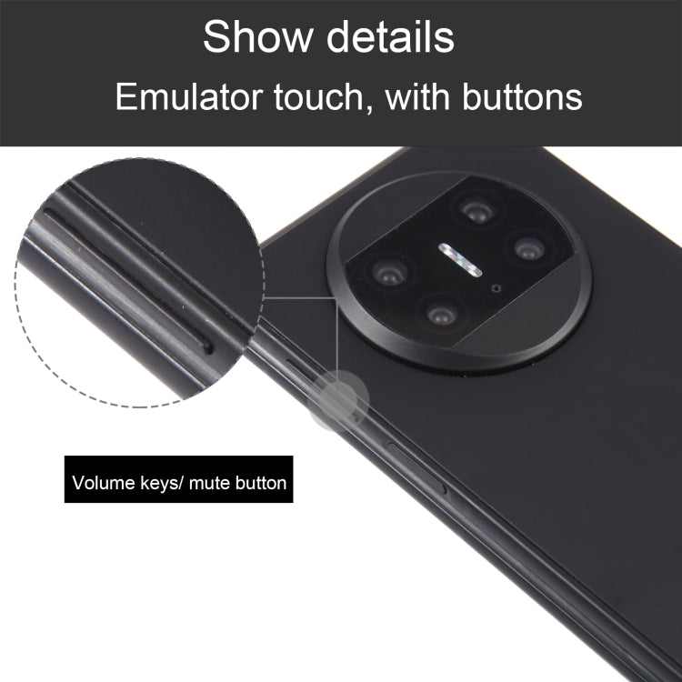 Modello display fittizio Huawei Mate X3 con schermo nero